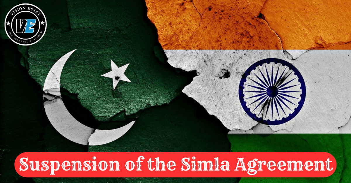 Suspension of the Simla Agreement, 2025 3 Simla Agreement